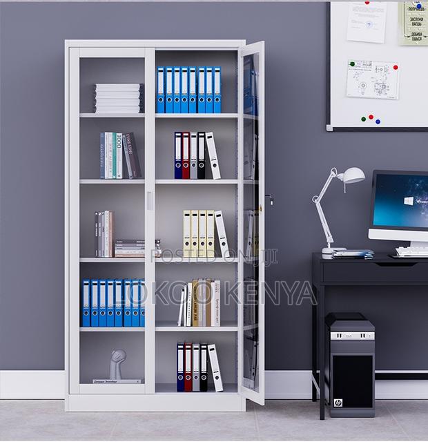 Office Cabinet ; Full Glass Two Door Cabinet - thumbnail 14