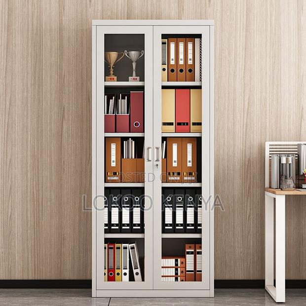 Office Cabinet ; Full Glass Two Door Cabinet - thumbnail 16