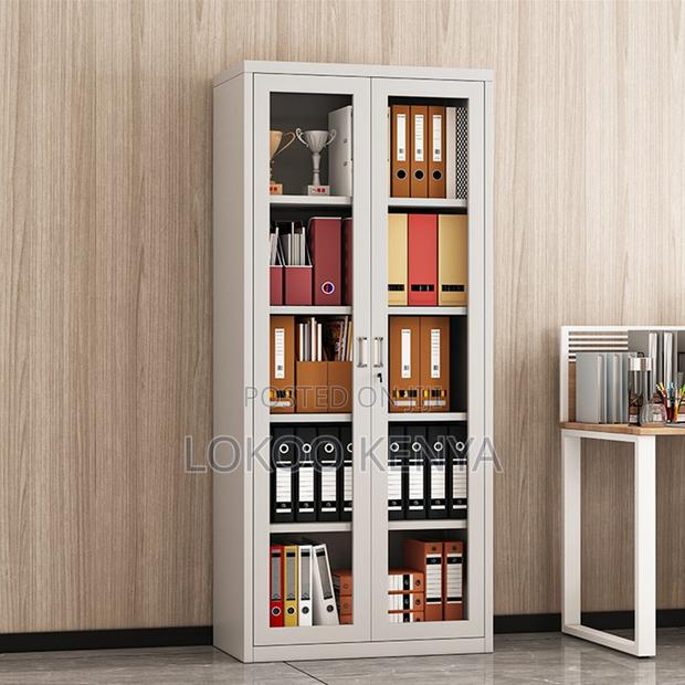 Office Cabinet ; Full Glass Two Door Cabinet - thumbnail 17