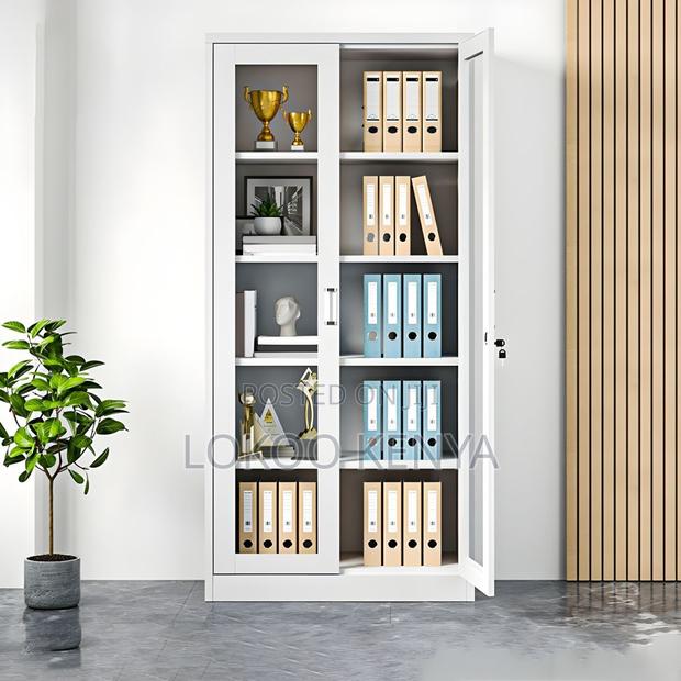 Office Cabinet ; Full Glass Two Door Cabinet - thumbnail 19