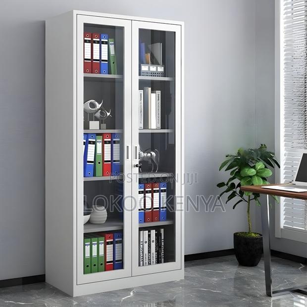 Office Cabinet ; Full Glass Two Door Cabinet - thumbnail 20