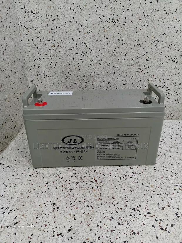 Jl 100ah Deep Cycle Sealed Solar Battery 12v