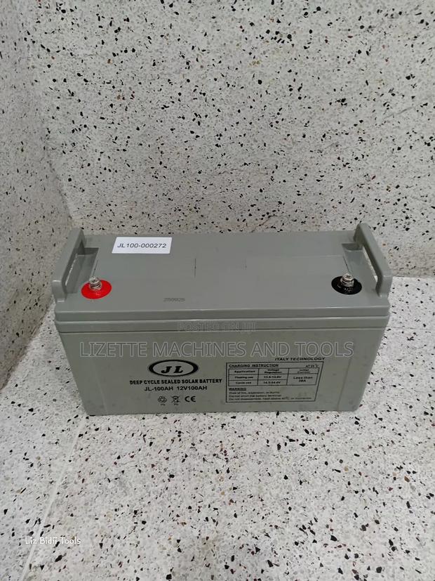Jl 100ah Deep Cycle Sealed Solar Battery 12v - thumbnail 2