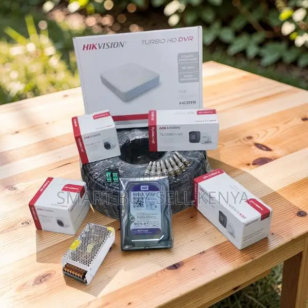 Hikvision 4 Turbo 1080p CCTV Camera System With Clear Image Capture