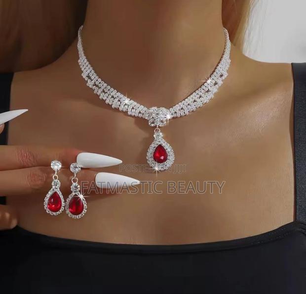 Cute Red Jewellery Set - thumbnail 3