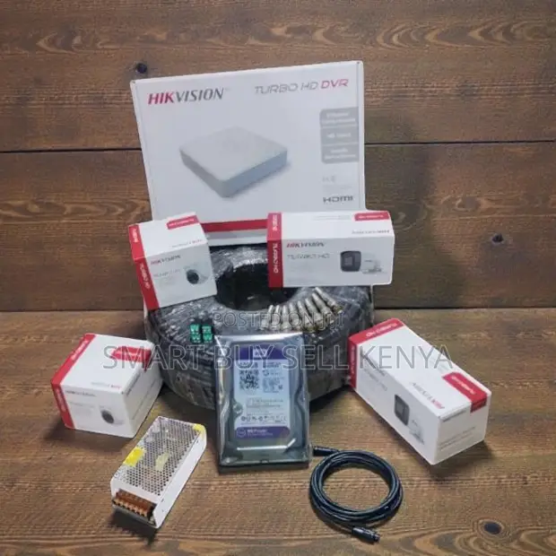 Hikvision 4 Turbo 2mp Hd CCTV System With Long Lasting Durability
