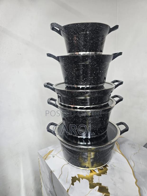 Tc 10pcs Granite Cookware Set