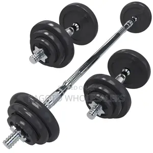 50kgs Dumbells Sets. + Barbel