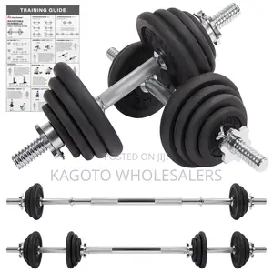 Set 50kgs Dumbells Sets. + Barbel