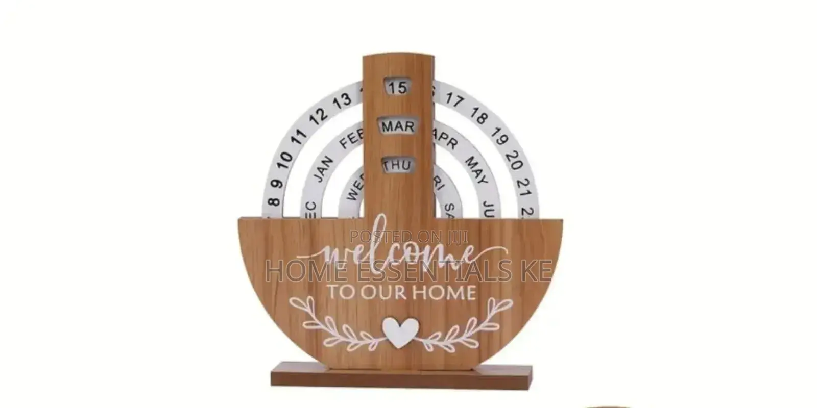 Perpetual Wooden Block Calendar