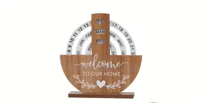 Perpetual Wooden Block Calendar