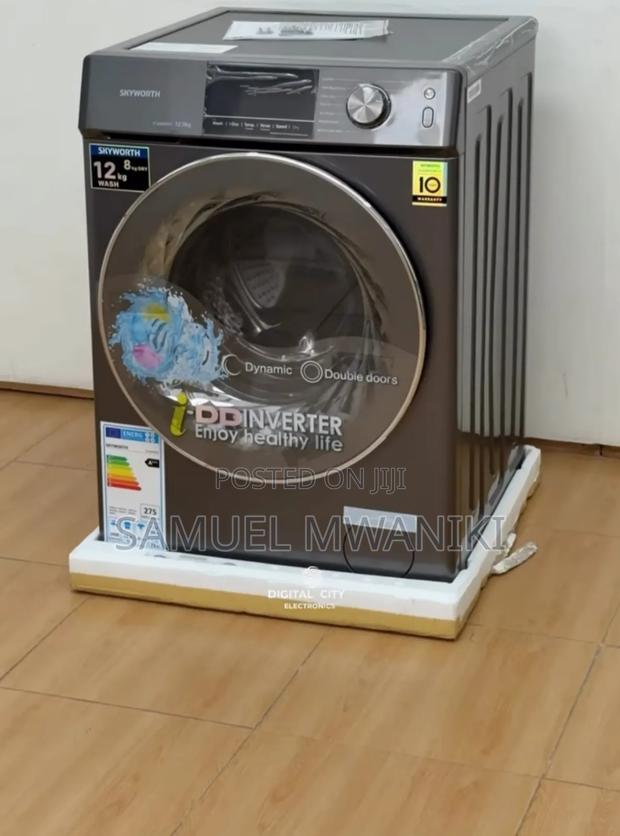Skyworth 12kg Washing Machine 8kg Dryer Front Load - main view