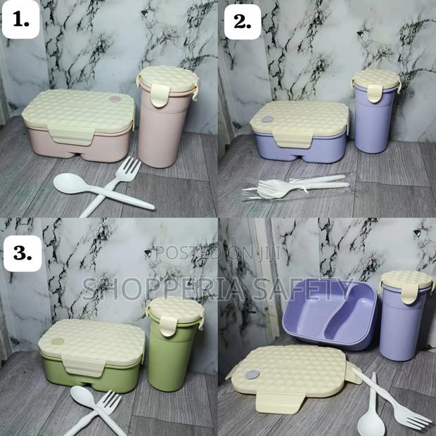 Rectangular Cartoon Themed Kids Lunch Pack - main view