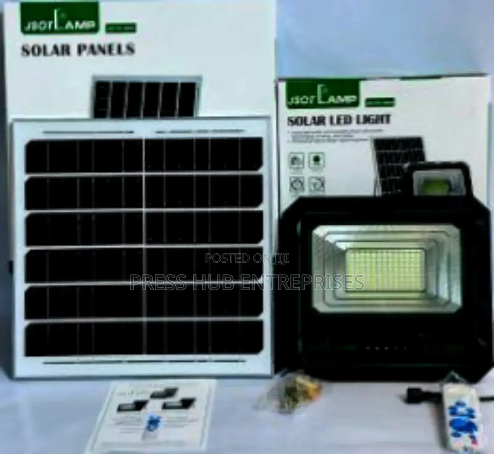 Jsot Solar Flood Light Kit ; 