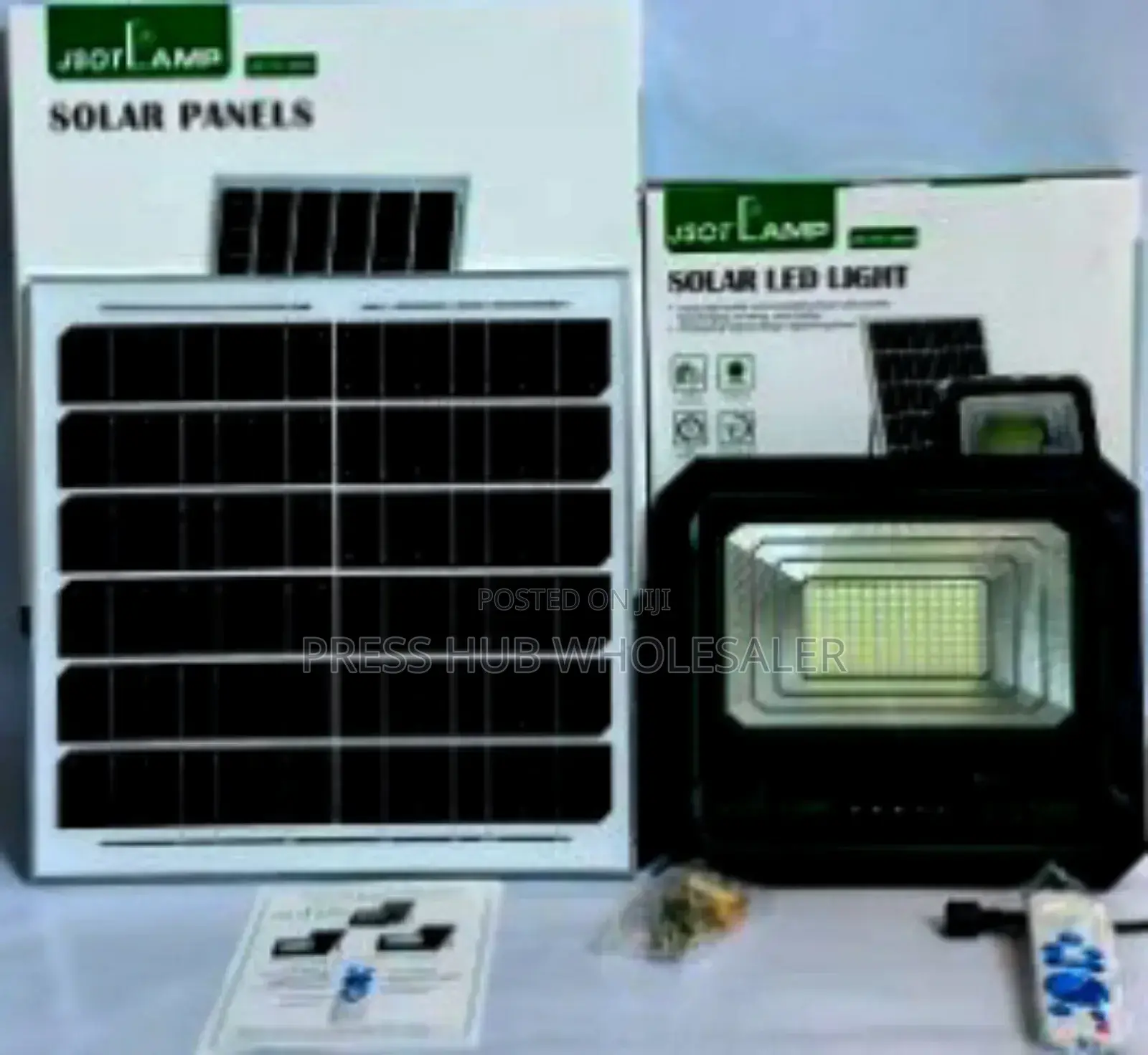 Jsot Solar Flood Light Kit ; 