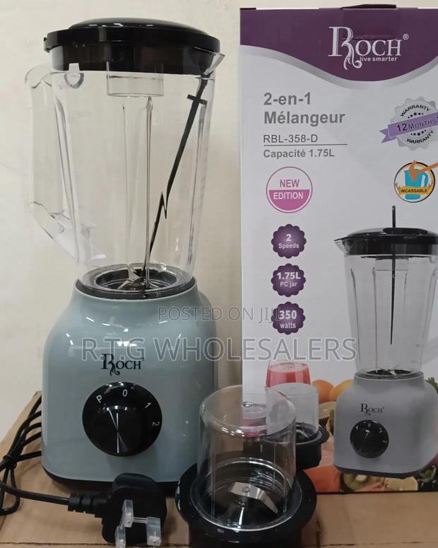 Roch 2‐In‐1 Blender Grinder – Powerful Kitchen Mixer - main view