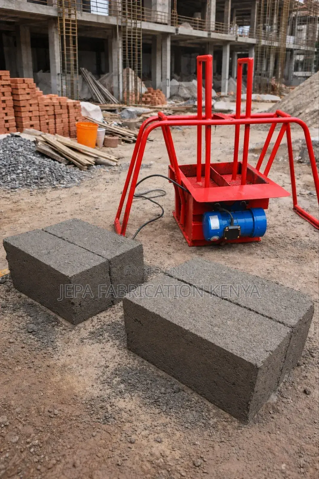 Electric Solid Block Making Machine