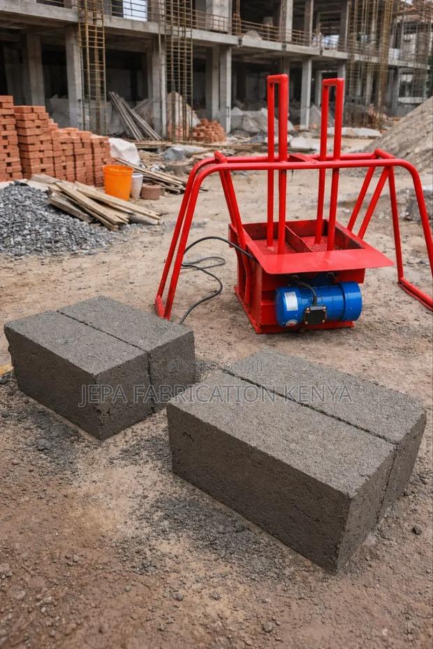 Electric Solid Block Making Machine - main view