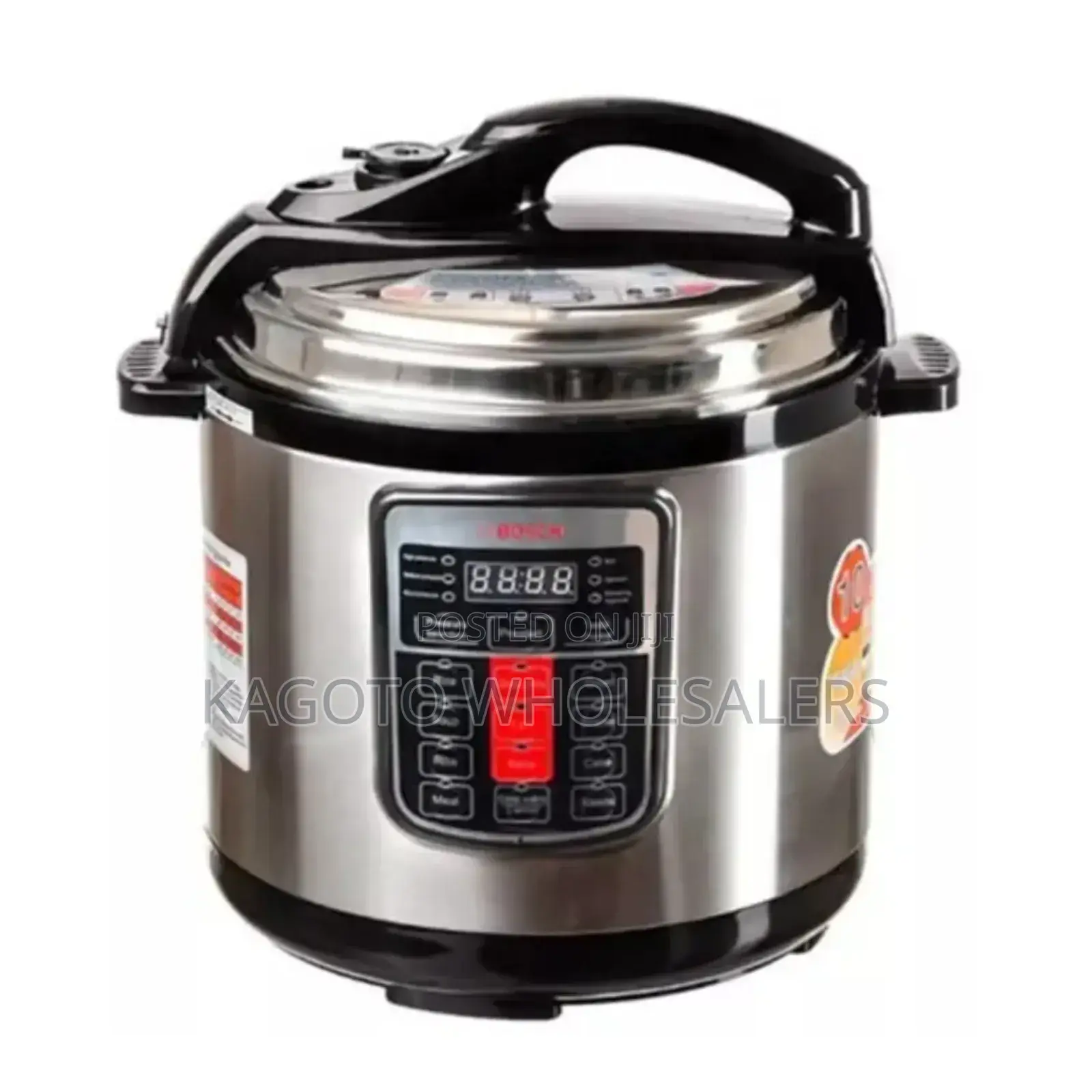 Silver Bosch 6l Pressure Cooker