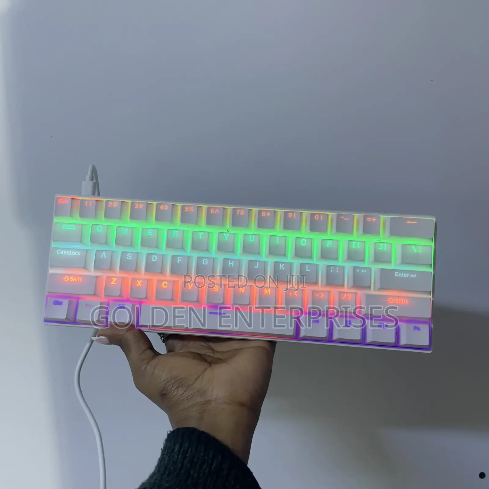 White 60% Mechanical Gaming Keyboard