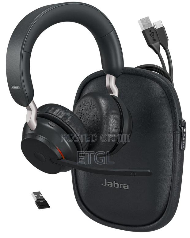 Jabra Evolve2 75 Stereo Headset With Link 380c - main view