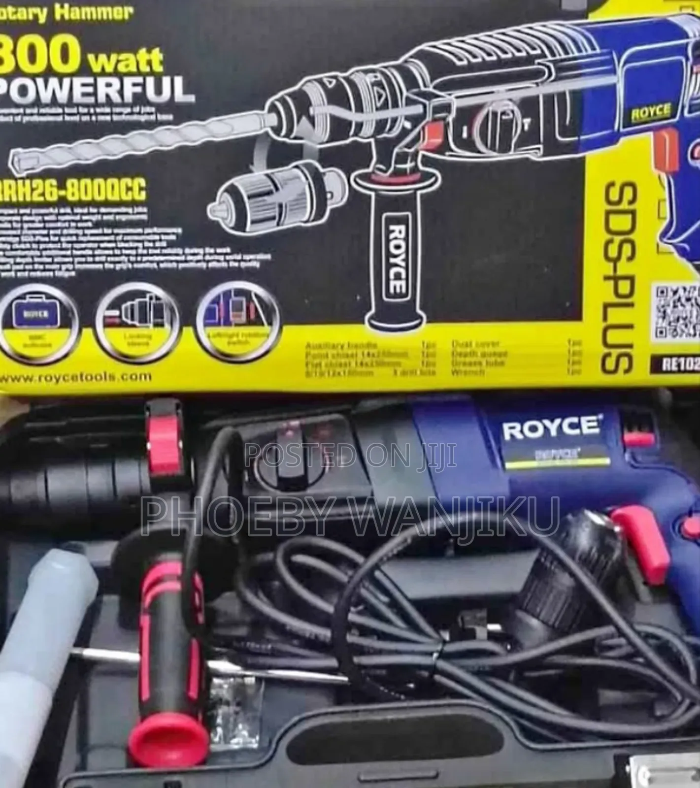 Royce Hammer Drill 800 Watts/Electric Royce Hammer Drill
