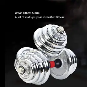 Chrome 30kgs Dumbells