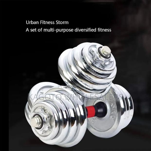 Chrome 30kgs Dumbells