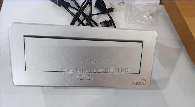 Nexa Silver Pop-up Multifunction Socket With Cable Socket