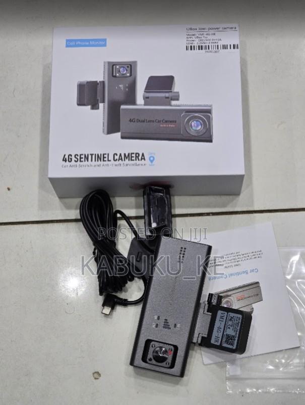 4g Dashboard Dual Camera Dashcam Front And Inside Camera