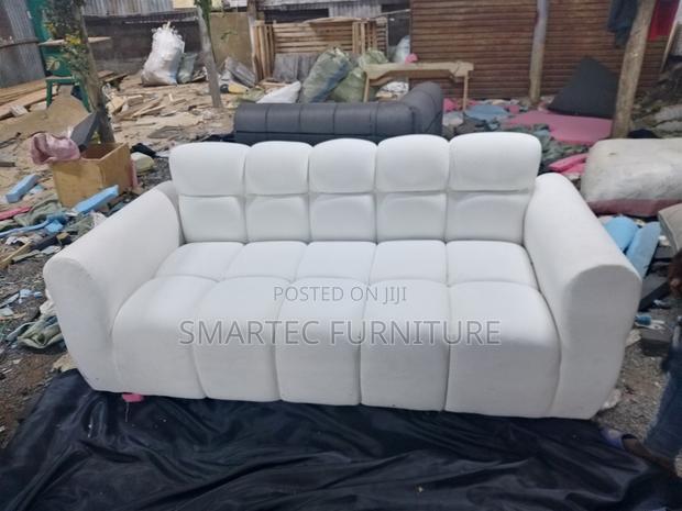Stable White 3 Seater Bubble Sofa - main view