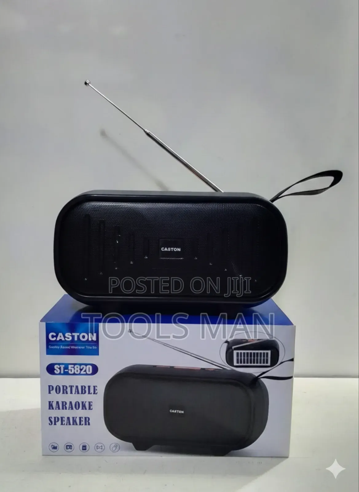 Caston St-5820 Portable Bluetooth Karaoke Speaker Fm Radio Usb Aux