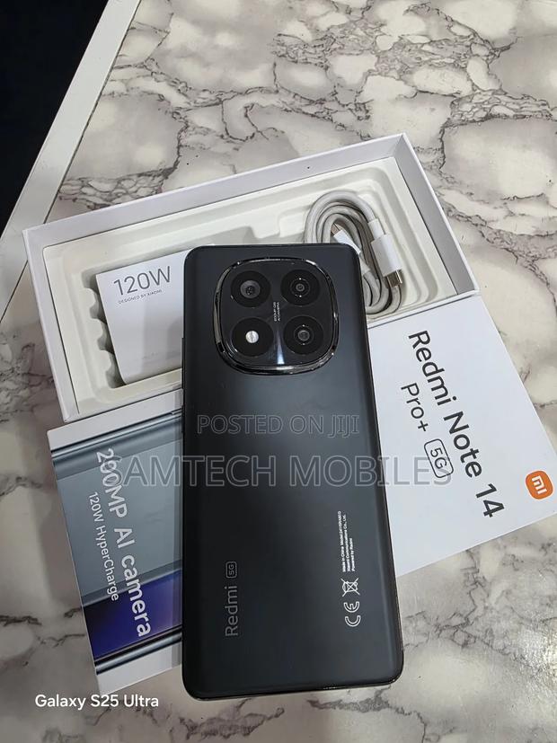 Xiaomi Redmi Note 14 Pro+ 5G 256 GB Black - main view