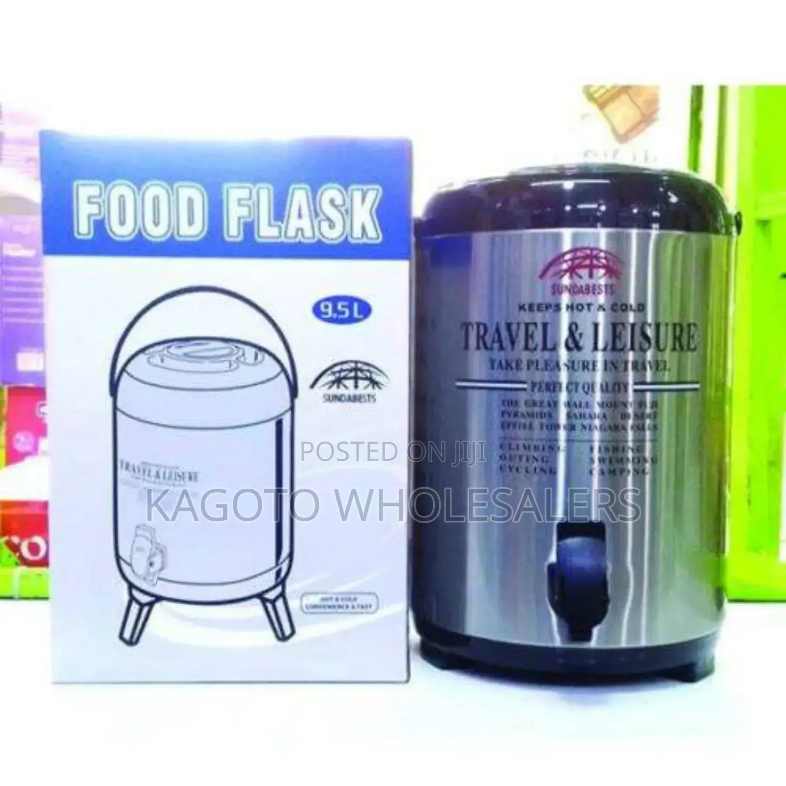 Silver Big Food Flask