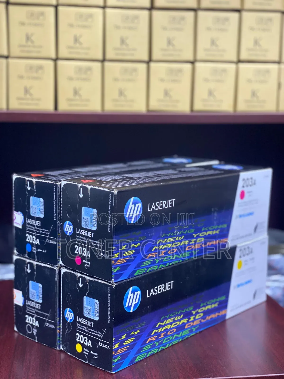 Hp Laserjet Pro M254nw Printer Toners Hp 203a(Cf540a) Yields 1,500