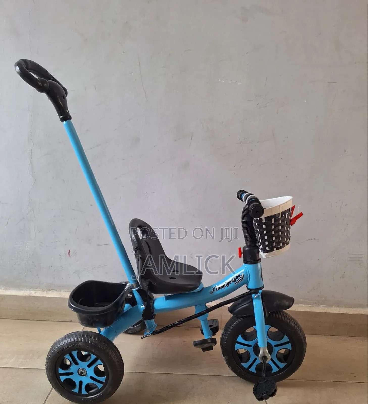 Children’S Tricycle With Push Handle –Gn