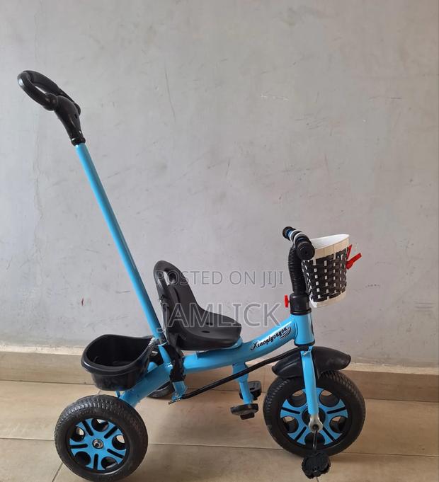 Children’S Tricycle With Push Handle –Gn - thumbnail 2