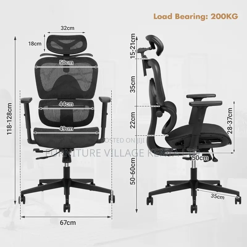 Modern High-end Recliner Ergonomic Office Chair| Orthopedic Seat