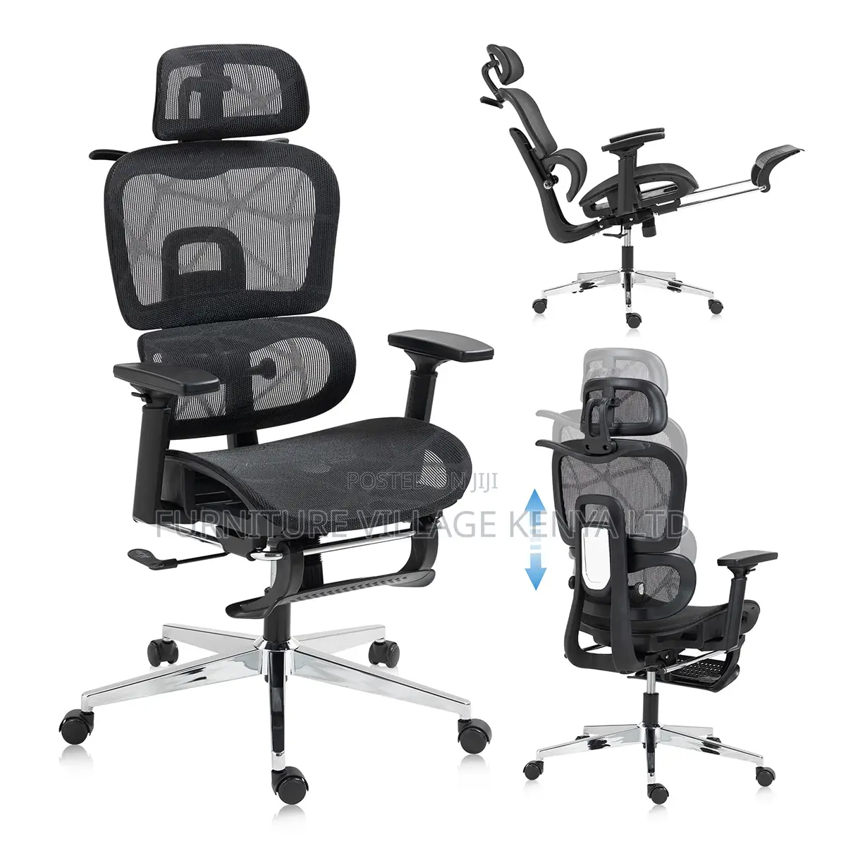 Modern High-end Recliner Ergonomic Office Chair| Orthopedic Seat