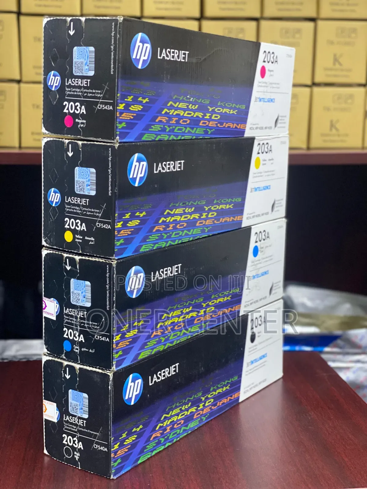 Hp Color Laserjet Pro MFP M281fdn Toners Hp 203a Yields Upto 1,500