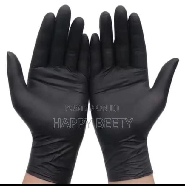 Food Grade Disposable Black Kitchen Gloves