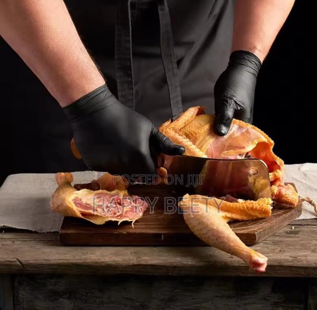 Food Grade Disposable Black Kitchen Gloves - thumbnail 3