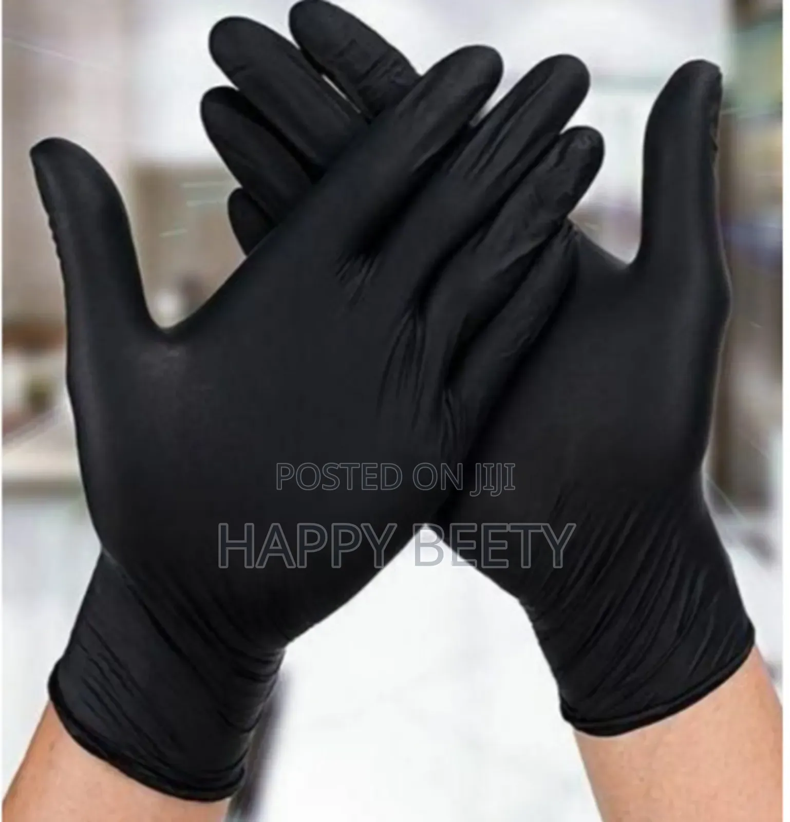 Food Grade Disposable Black Kitchen Gloves