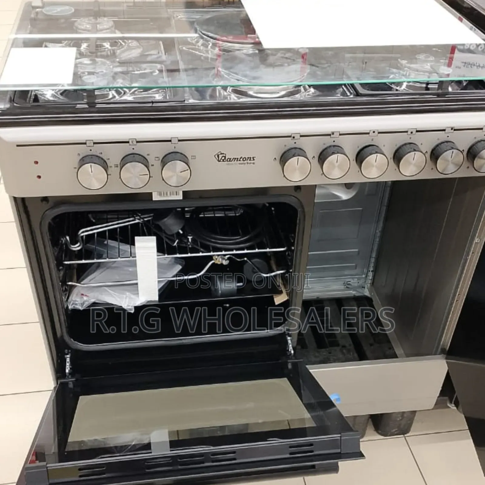 Ramtons Rf/496 60×90 Ss Cooker | Gas Compartment 1‐Yr Warranty