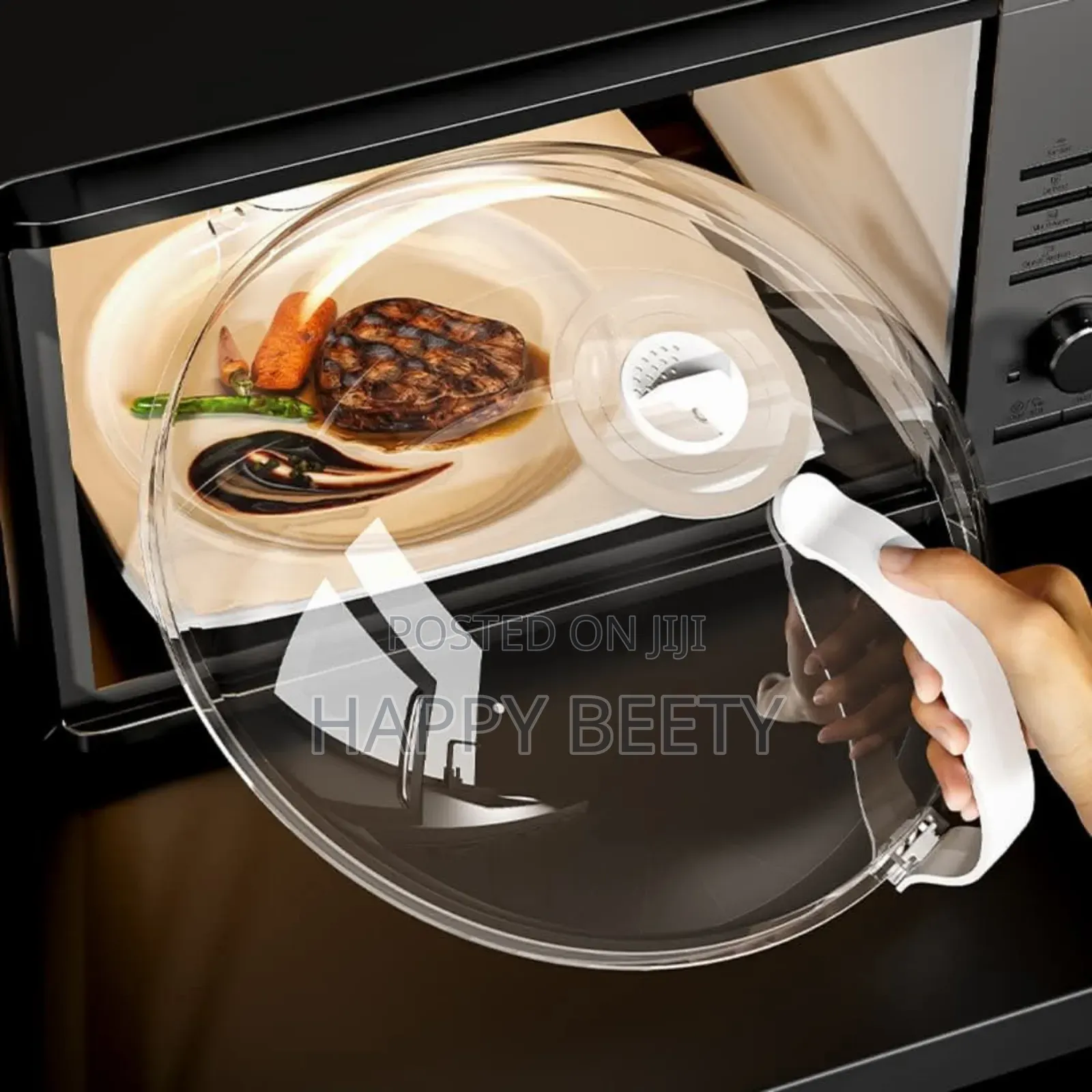 !!
Heavy Microwave Food Cover With White Handle