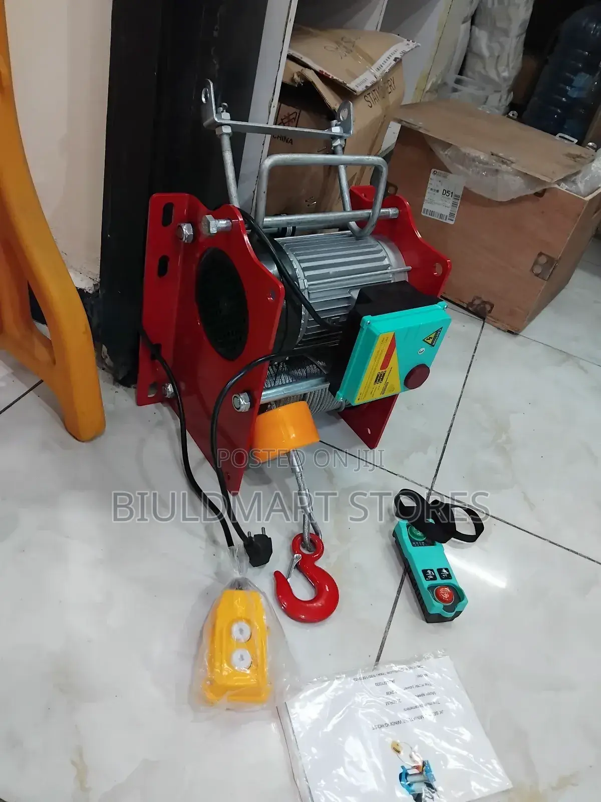 Warehouse Electric Lifting Hoist 2.2kw