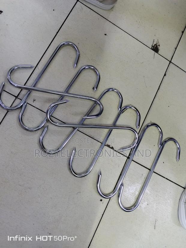 Durable Stainless Meat Hooks - main view