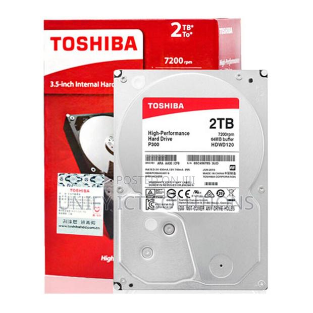 2tb Toshiba Internal Surveillance HDD - main view