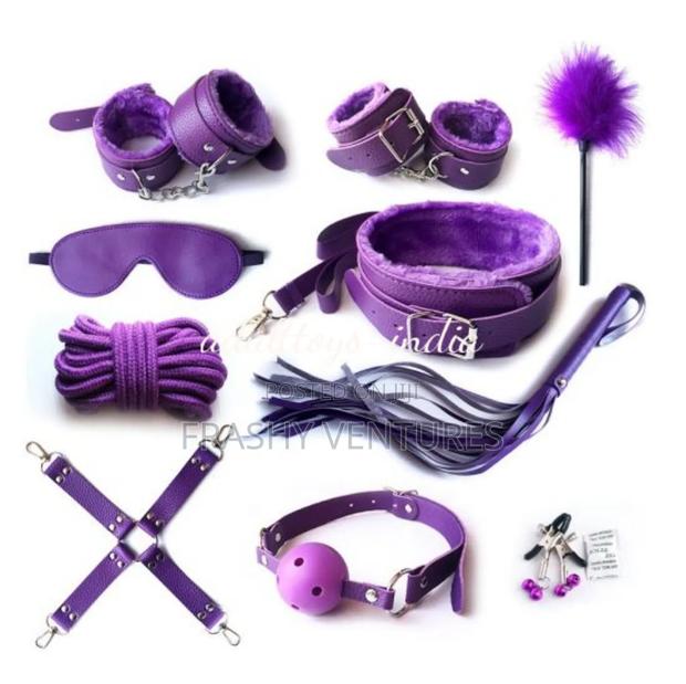 Purple Fetish Bondage Set - main view