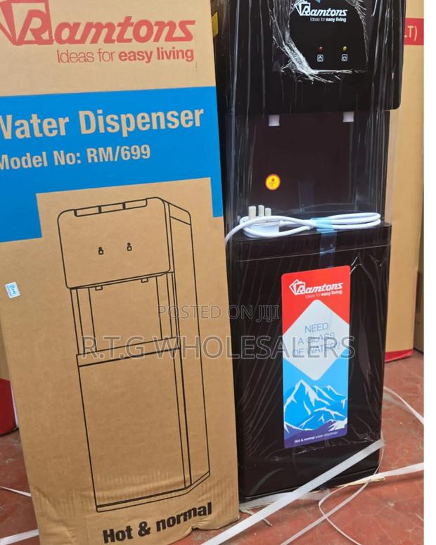 Ramtons Rm-699 Black Hot Normal Water Dispenser